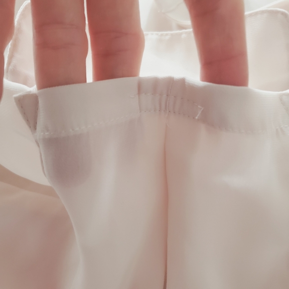 H&M Cream Semi Sheer Blouse - Picture 11 of 16